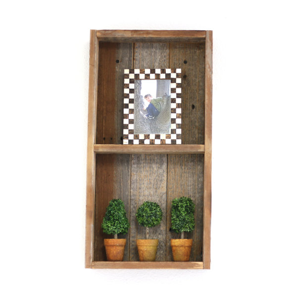 August Grove® Double Shadow Box Wall Shelf & Reviews Wayfair Canada